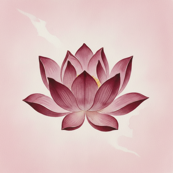 Lotus Acuarela Vinotinto